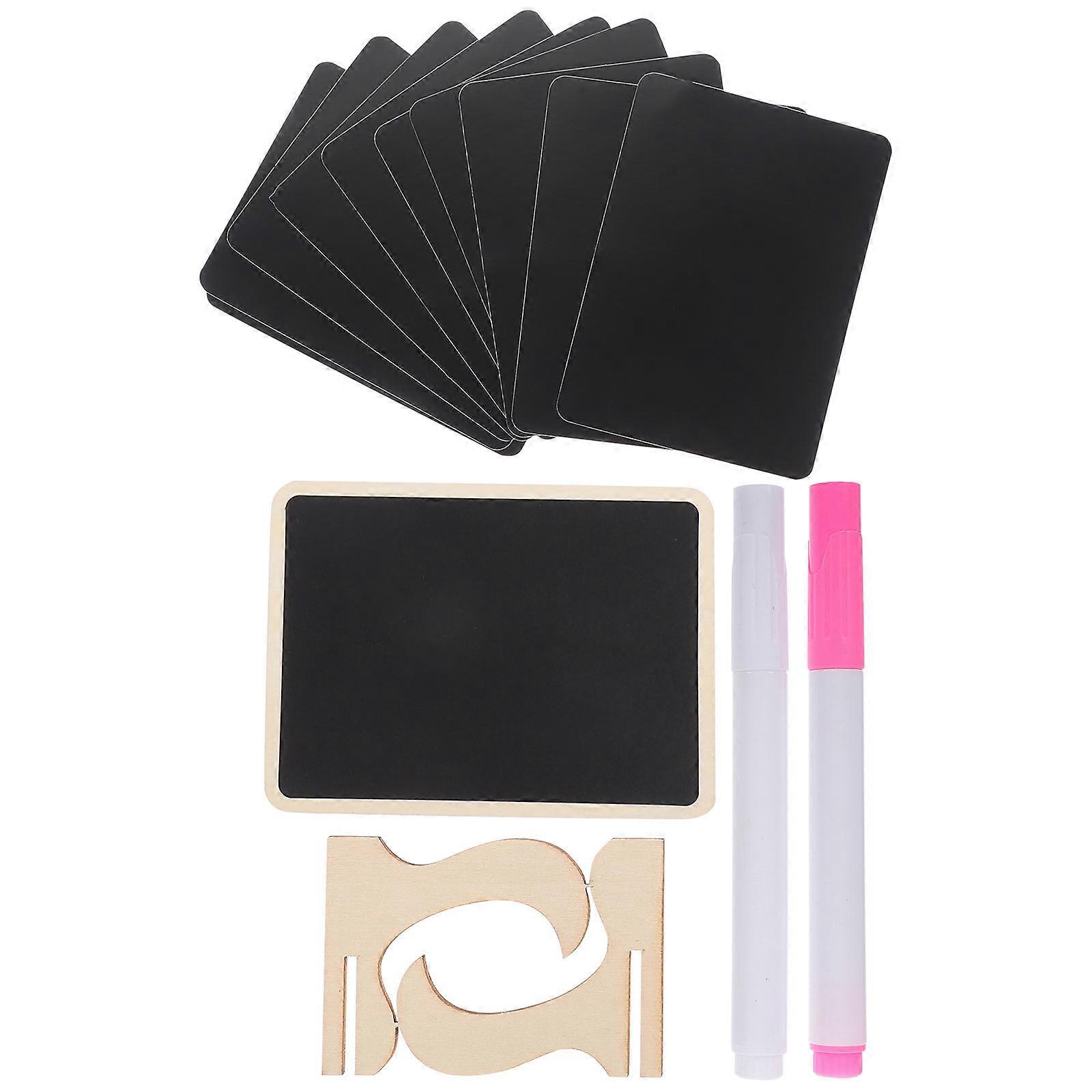 Black Mini Chalkboard Small Chalkboard Sign for Display Use 3Sets