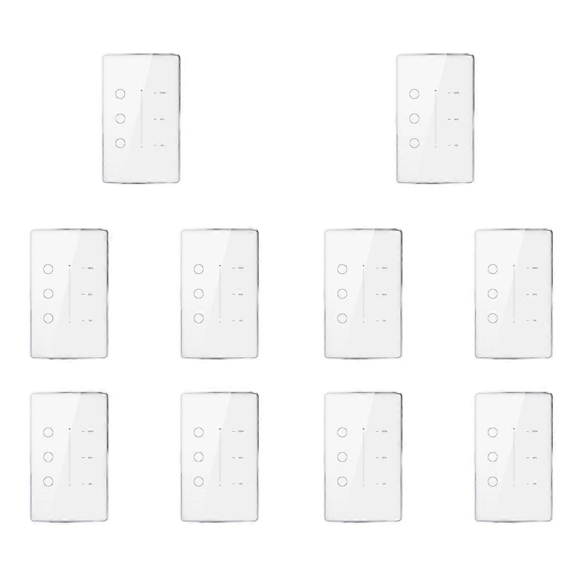 Tuya Zigbee 3 Gang Dimmer Light Switch Remote Control (B)