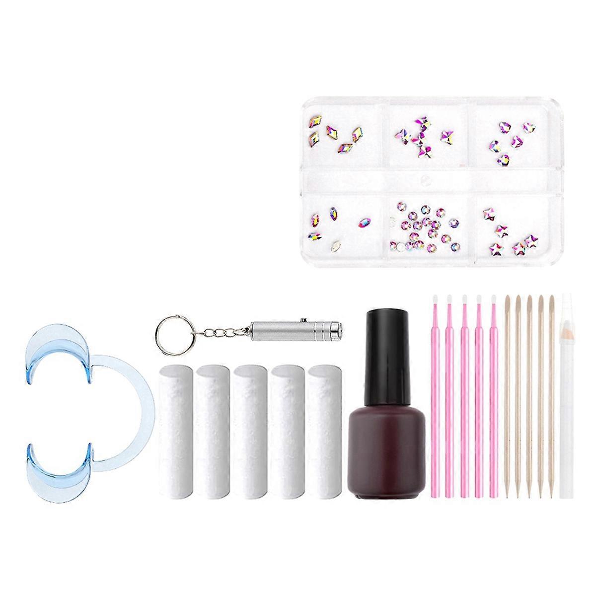 Dental drill tooth decoration set DIY tool As Shown