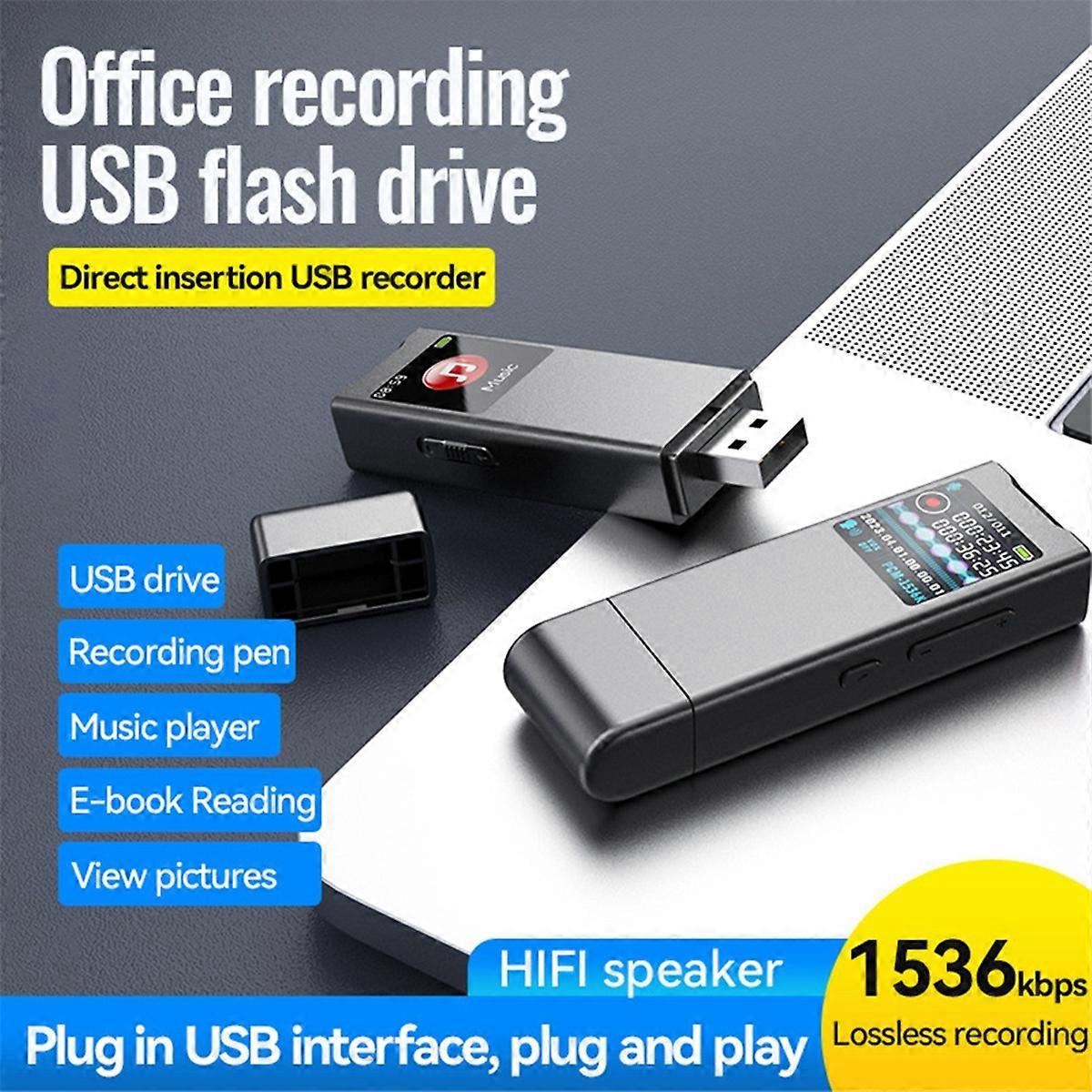 USB Flash Driver Mini Voice Recorder MP3 Player 32G