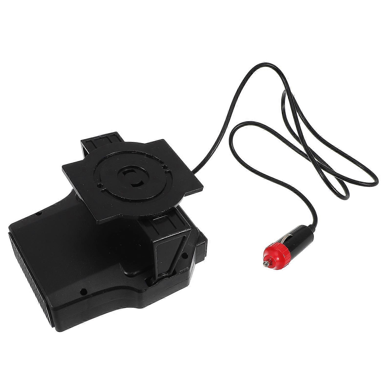 Portable Car Defroster For Cold Weather Use 12.50X11.50X8.50CM Black Multifunctional 1Set