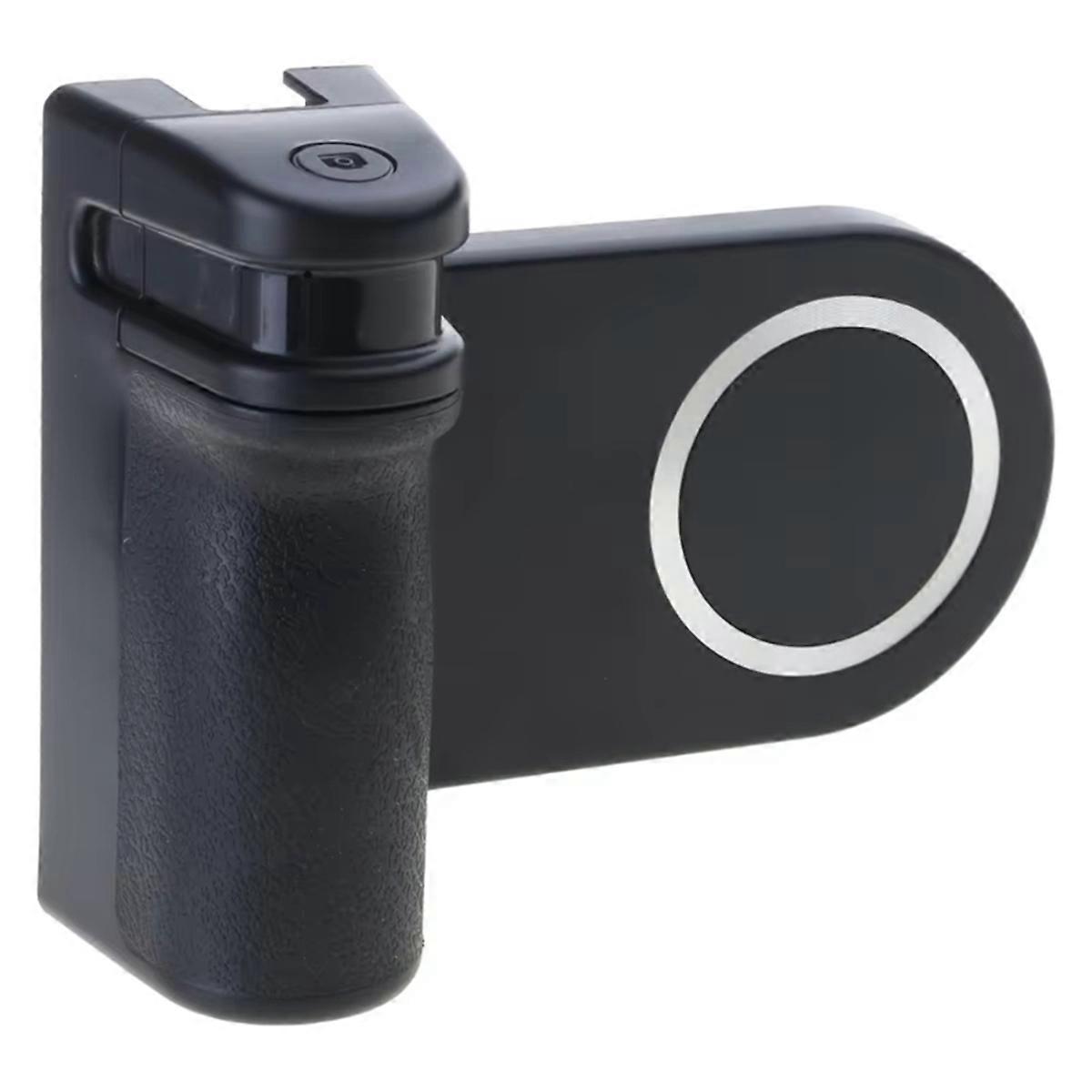 Magnetic Phone Grip with Bluetooth Remote Shutter,Wireless Bluetooth Camera Handle Bracket,Self-Time