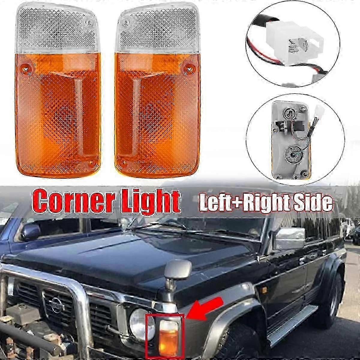 High Qualityleft Corner Indicator Signal Lamp Replace For Nissan Patrol Gq Y60 1987-1994 B6125-01j00