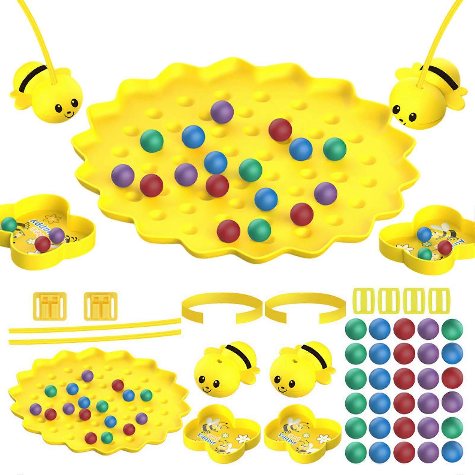 Busy Bee Game Interactive Magnetic Tabletop Fishing Fun For Adults And Groups Magnetic Bee Game With Cord Cute