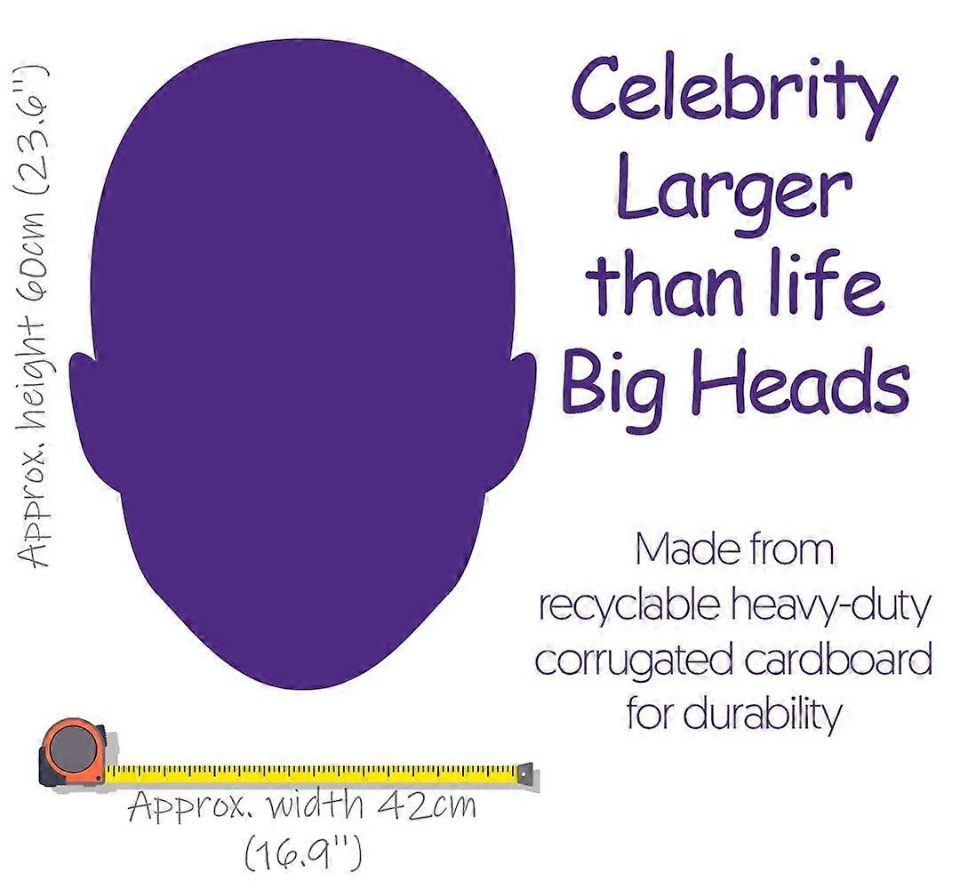 Anna Passey (Lipstick) Big Head. Larger than life mask.