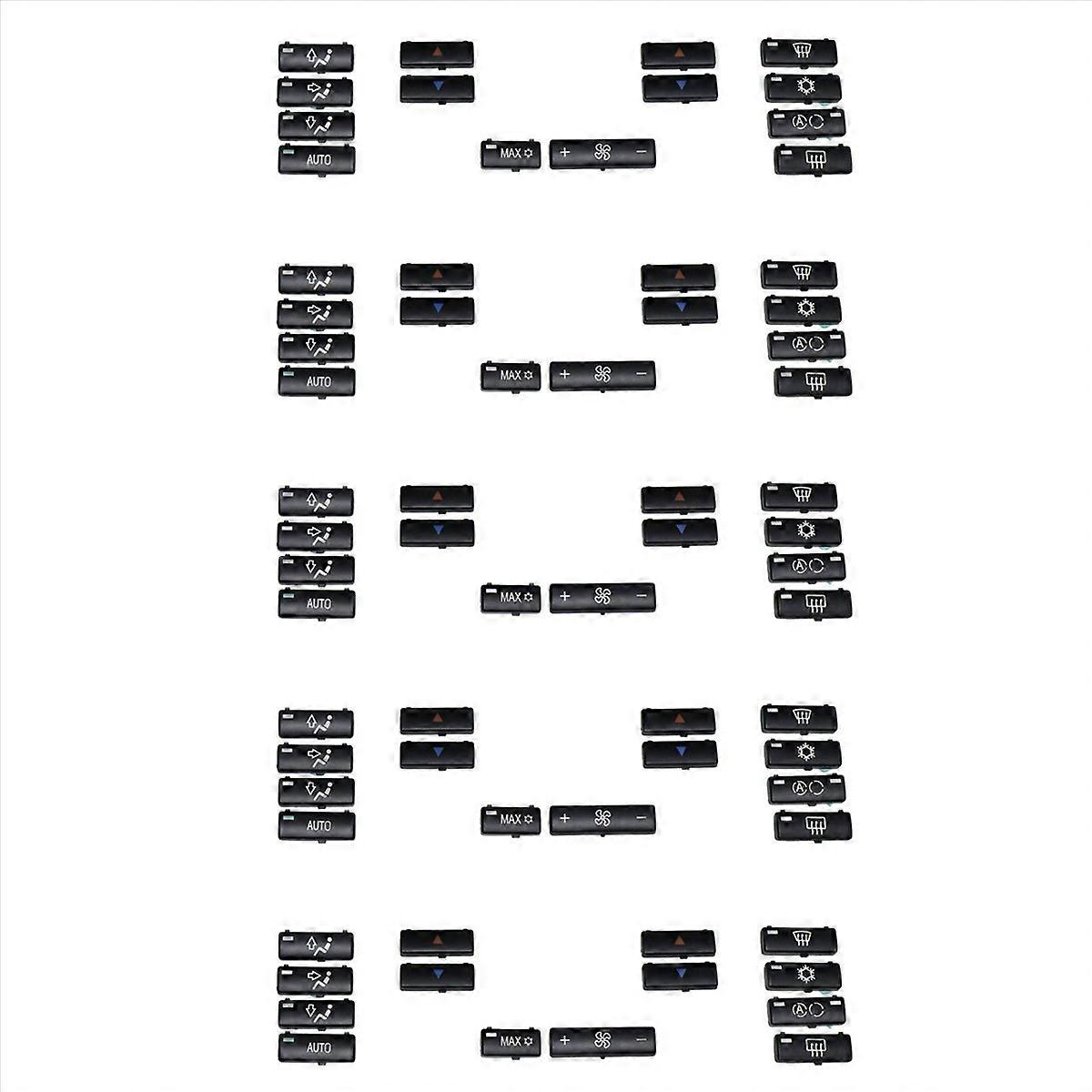 14 Button Key Air Conditioner Switch Key Cover for E39 E53 525I