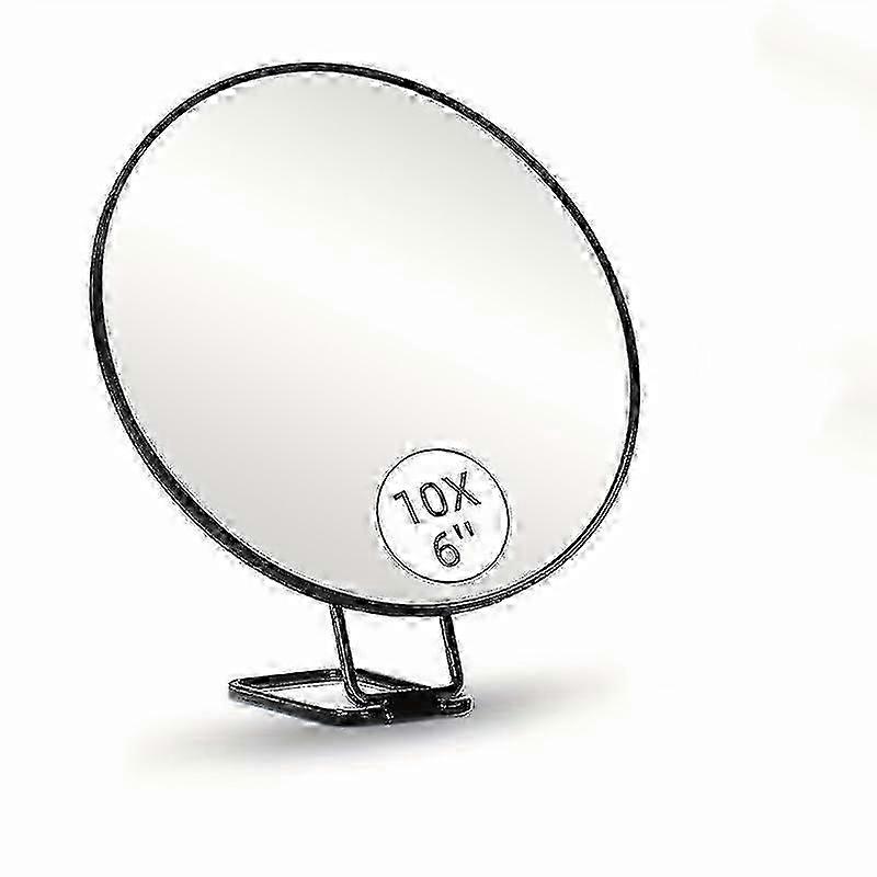 30x Magnifying Mirror, Magnifying Mirror With Stand And Tweezers, Handheld Mirror With 30x/1x Magnification, Compact Mirror For Traveling, 30x Makeup