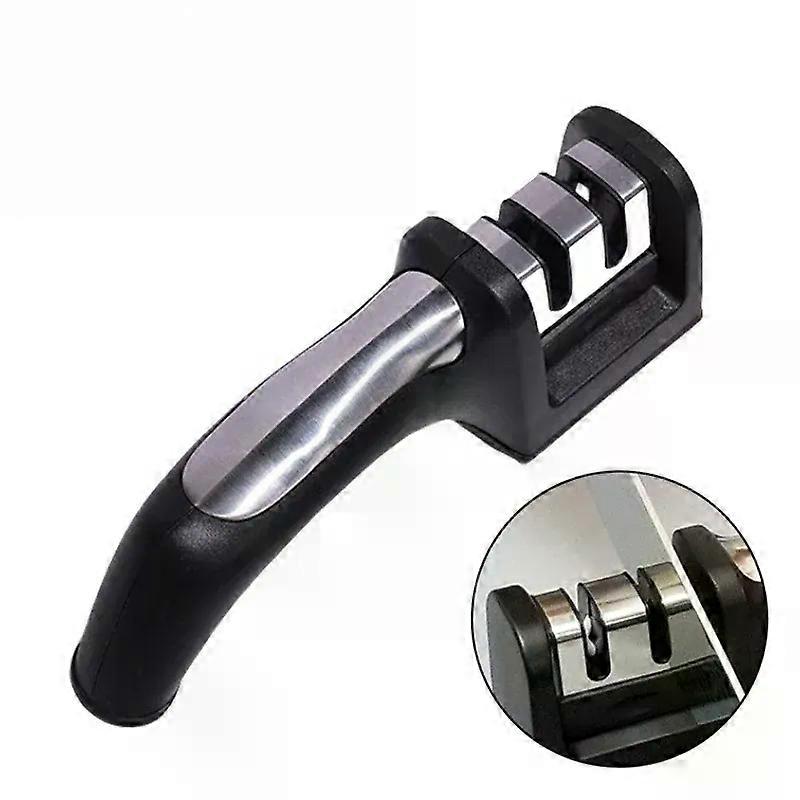 Kitchen Knife Edge-Eetting Tool Kitchen Two Segment Knife Sharpener Handheld Multi Function quick knife sharpening tool
