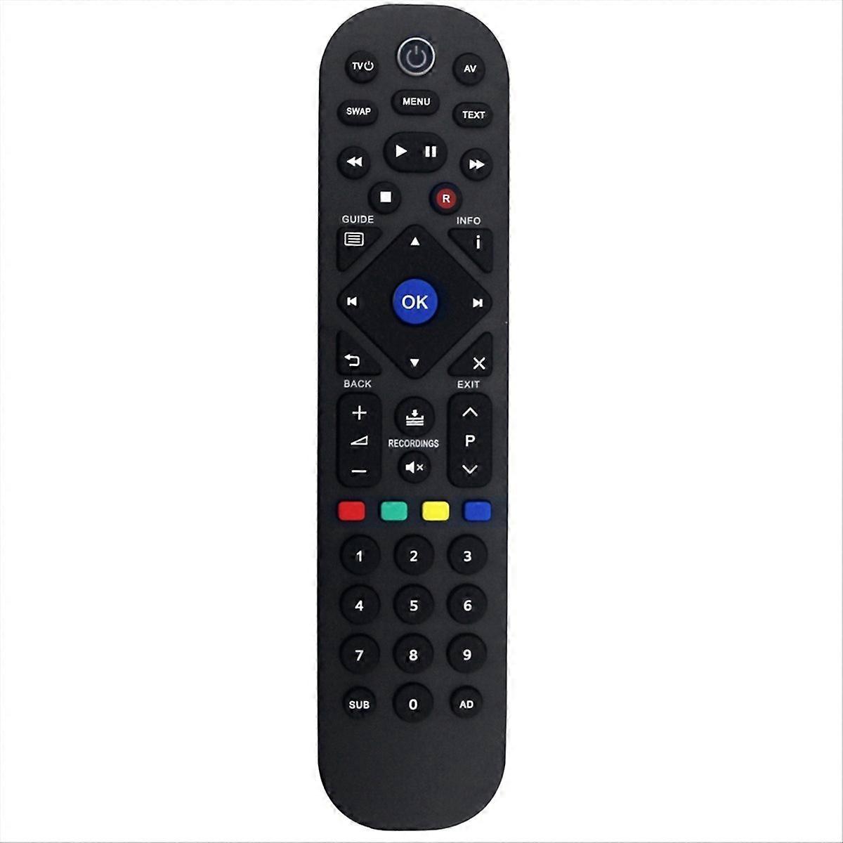 Replace for Manhattan T2-R Freeview HD Recorder Remote Control