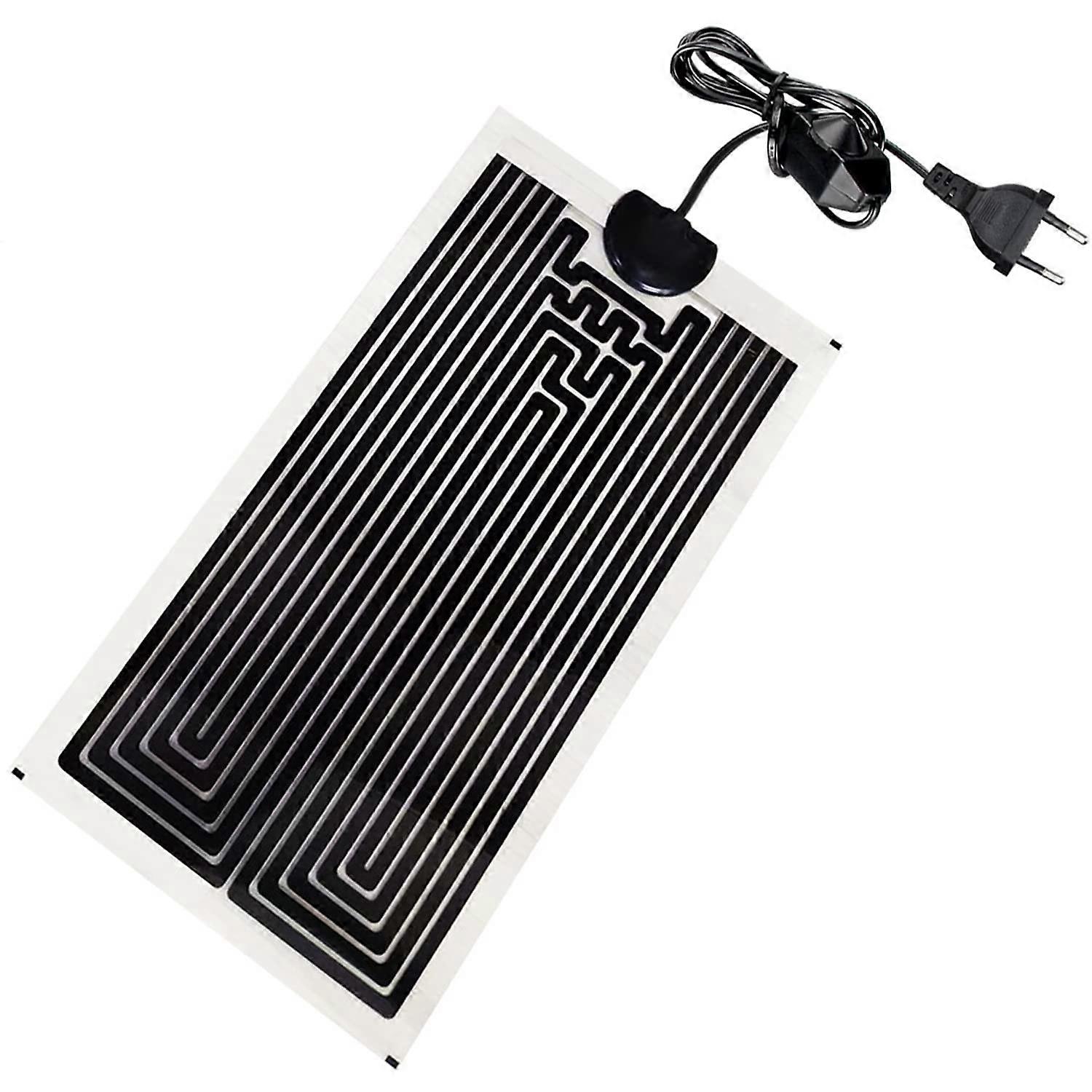 Glass Container Heating Pad, Adjustable Temperature Control Reptile Heating Pad for Snakes, Lizards, Geckos, Aquarium 7W