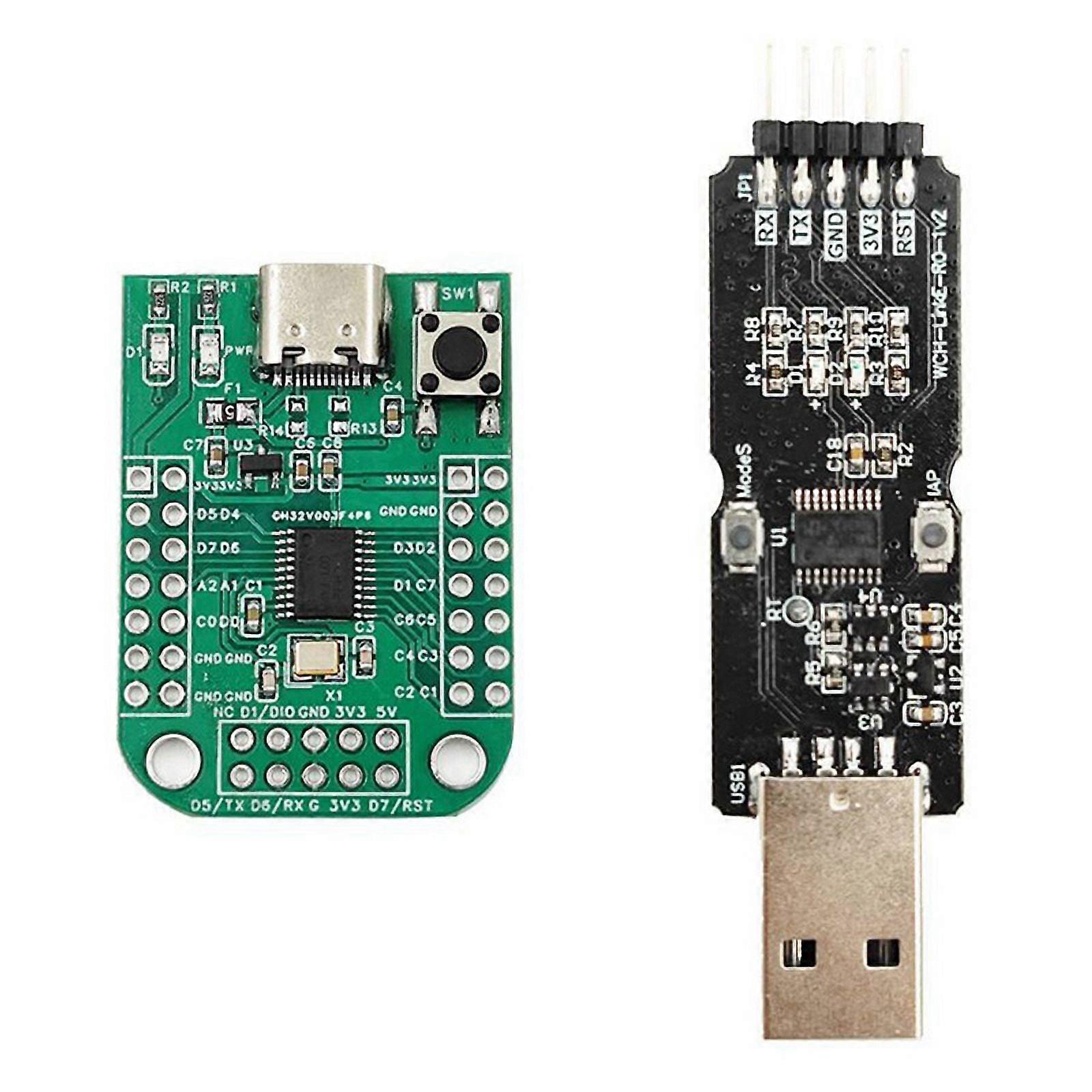 CH32V003 Development Board CH32V003F4P6 MCU QingKe RISC-V2A 1-Wire SDI System Main Frequency 48MHz WCH