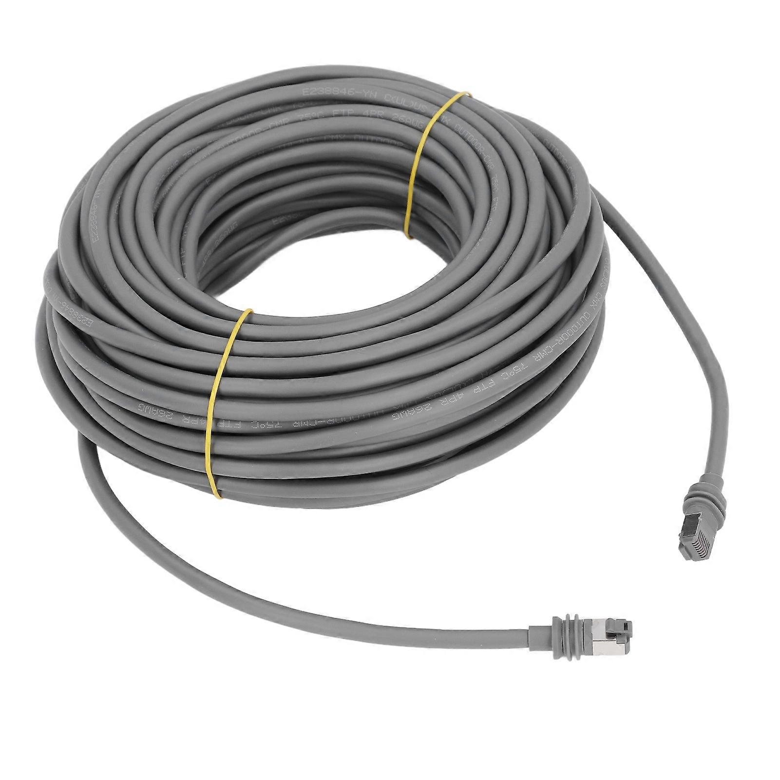 Rectangular Satellite Replacement Cable IP68 Waterproof Outdoor 2000Mbps Cat6 Transmission V3 for Gen 3 75ft(23meter) 