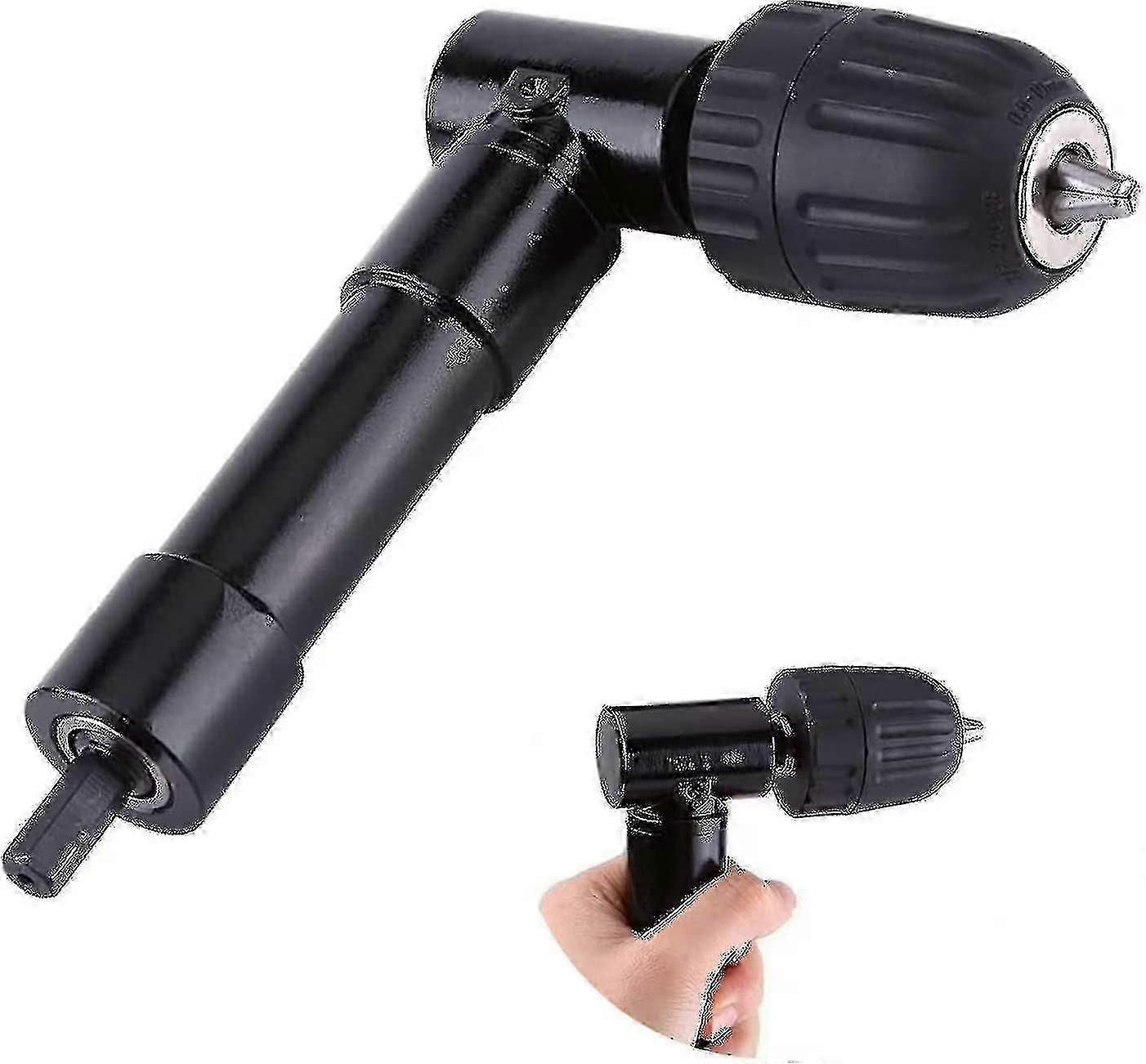 Angle Drill Accessories - 90 Bend Extension - 8mm Hex Handle - 90 Degree Right Angle Drill Adapter (