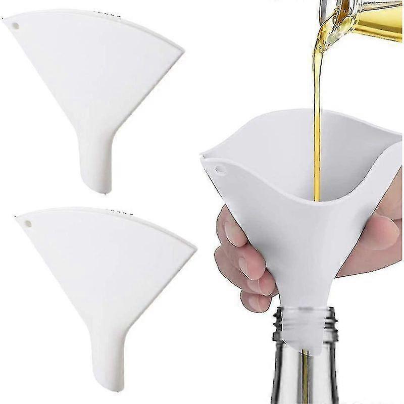 2 Pieces Silicone Funnel, Small Funnel, Mini Funnel, Funnel, Collapsible Funnel