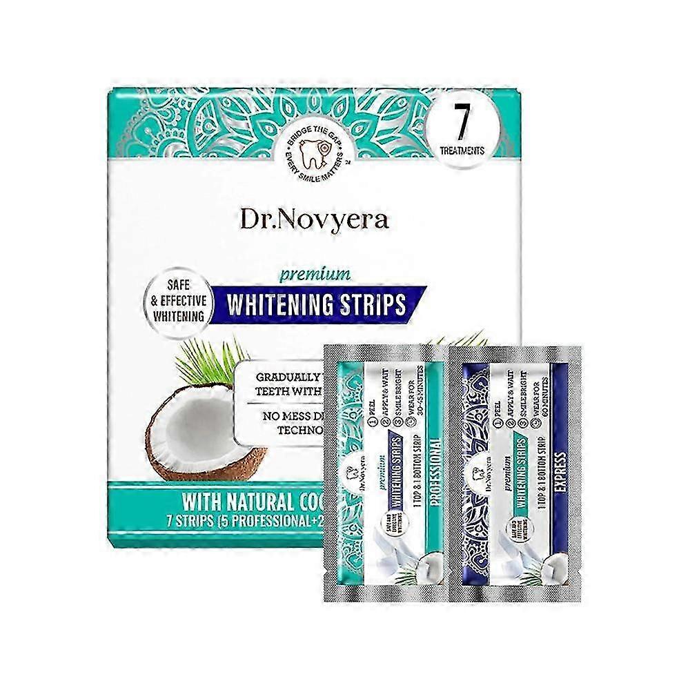 New 1-3Boxes Teeth Whitening Strips - 7-Day Treatment with Non-Slip, Dry Strip Technology
