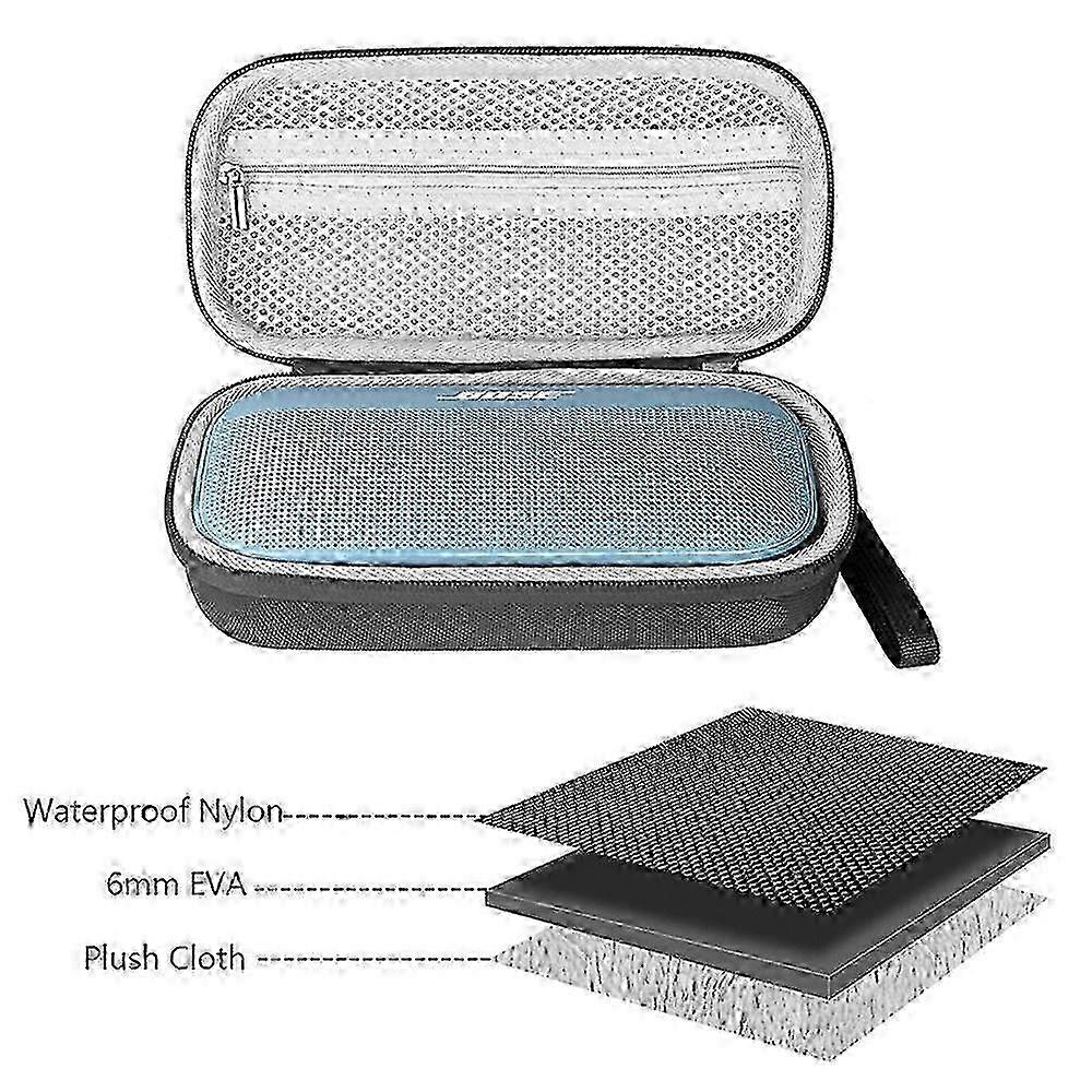Speaker Case Bluetooth Speaker Storage Bag Accessories for Bose Soundlink Flex Generation 1/2