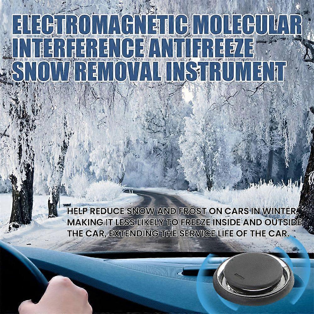 New Upgraded Electromagnetic Deicer Molecular Interface Snow Remover Air Freshener Car Antifreeze Electromagnetic Ice Melting