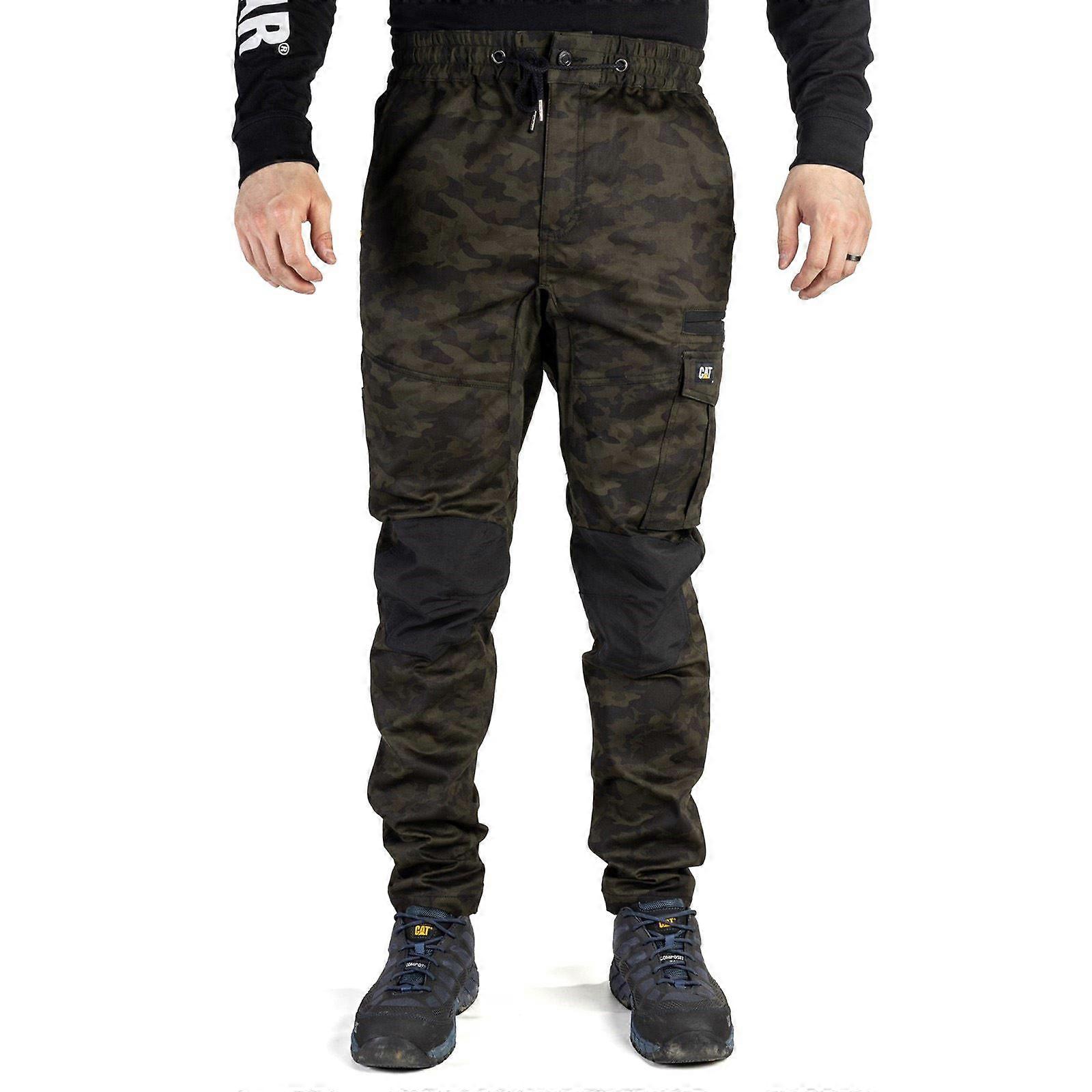 Caterpillar Dynamics Cotton groene outdoorbroek voor heren