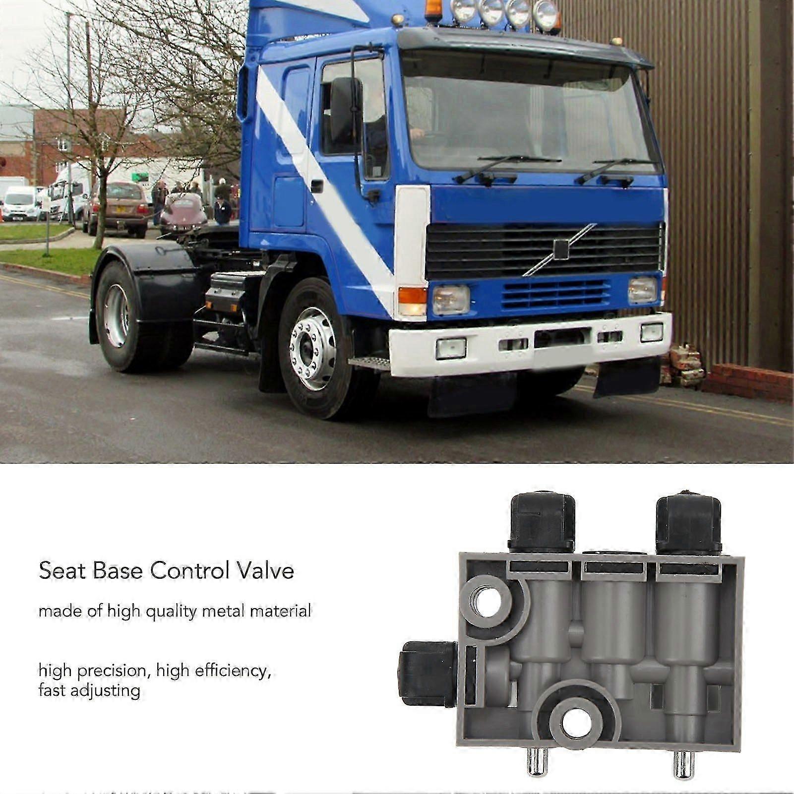 3-Port Seat Base Control Valve with Spring Air Shock Absorption for HINO Truck Models