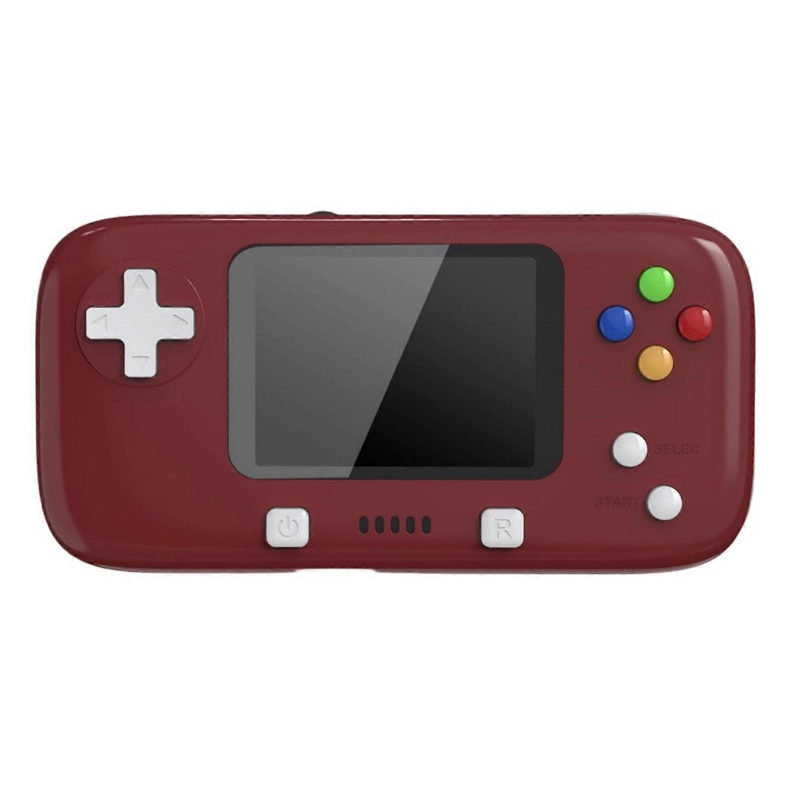 Transportable Traditional Amusement Structure 256 Preloaded Traditional Contests Permanent ABS Building Travel Friendly Handheld Entertainment  Claret