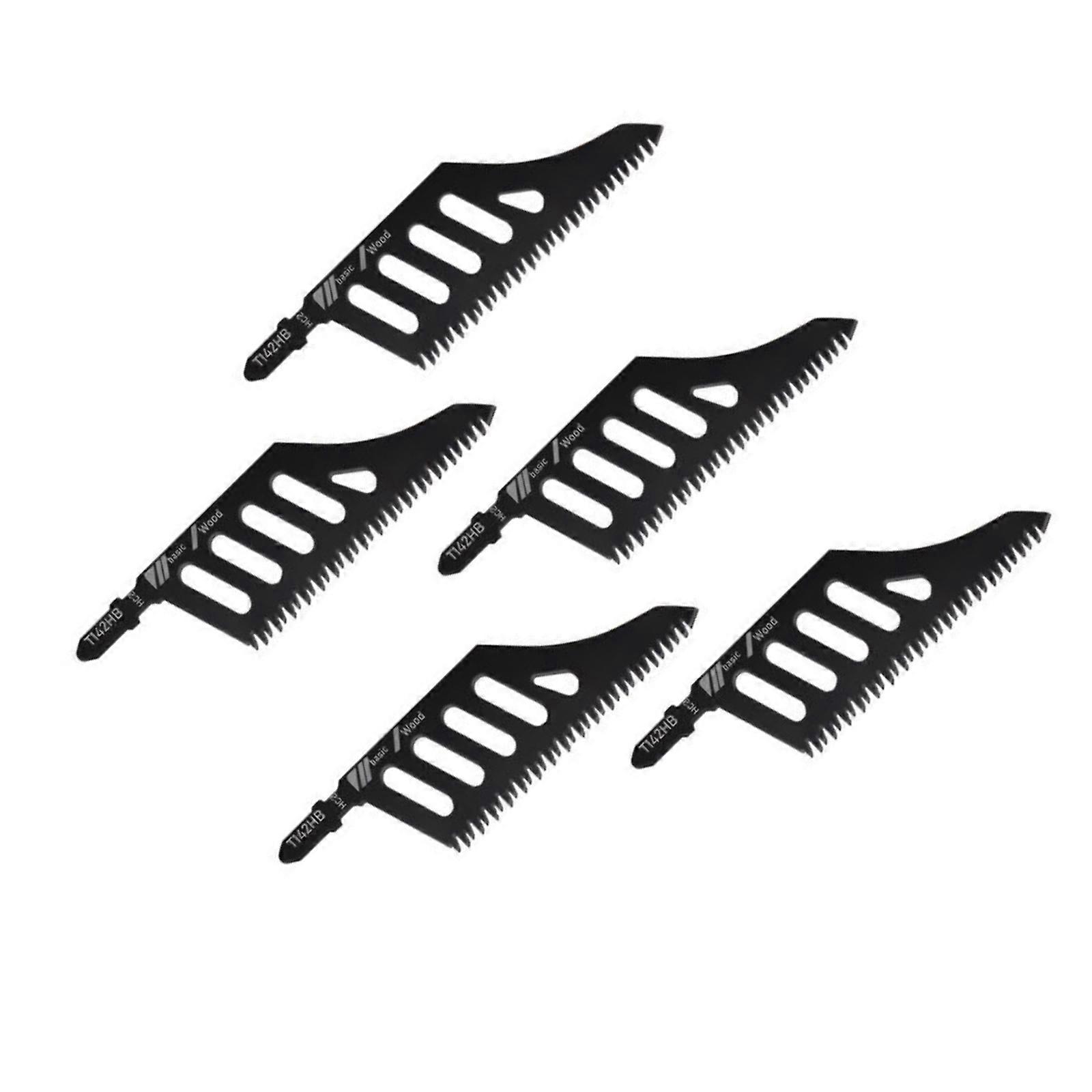 5Pcs/lot Premium Stainless Steel T Shaped Blade Multiple Grooves Cutting Edges For Precise Woodworking On Various Tool Multicolor