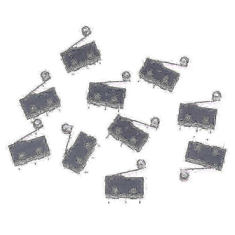 10pcs Kw11-3z 5a 250v Micro Switch Microswitch 3 Feet Limit Switch With Wheels