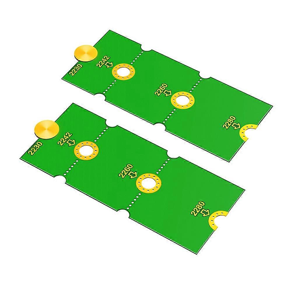 2PCS M.2 NGFF NVME SSD Extension Bracket Transfer 2230 2242 2260 2280 Length Extend Adapter Bracket Length Adjustable