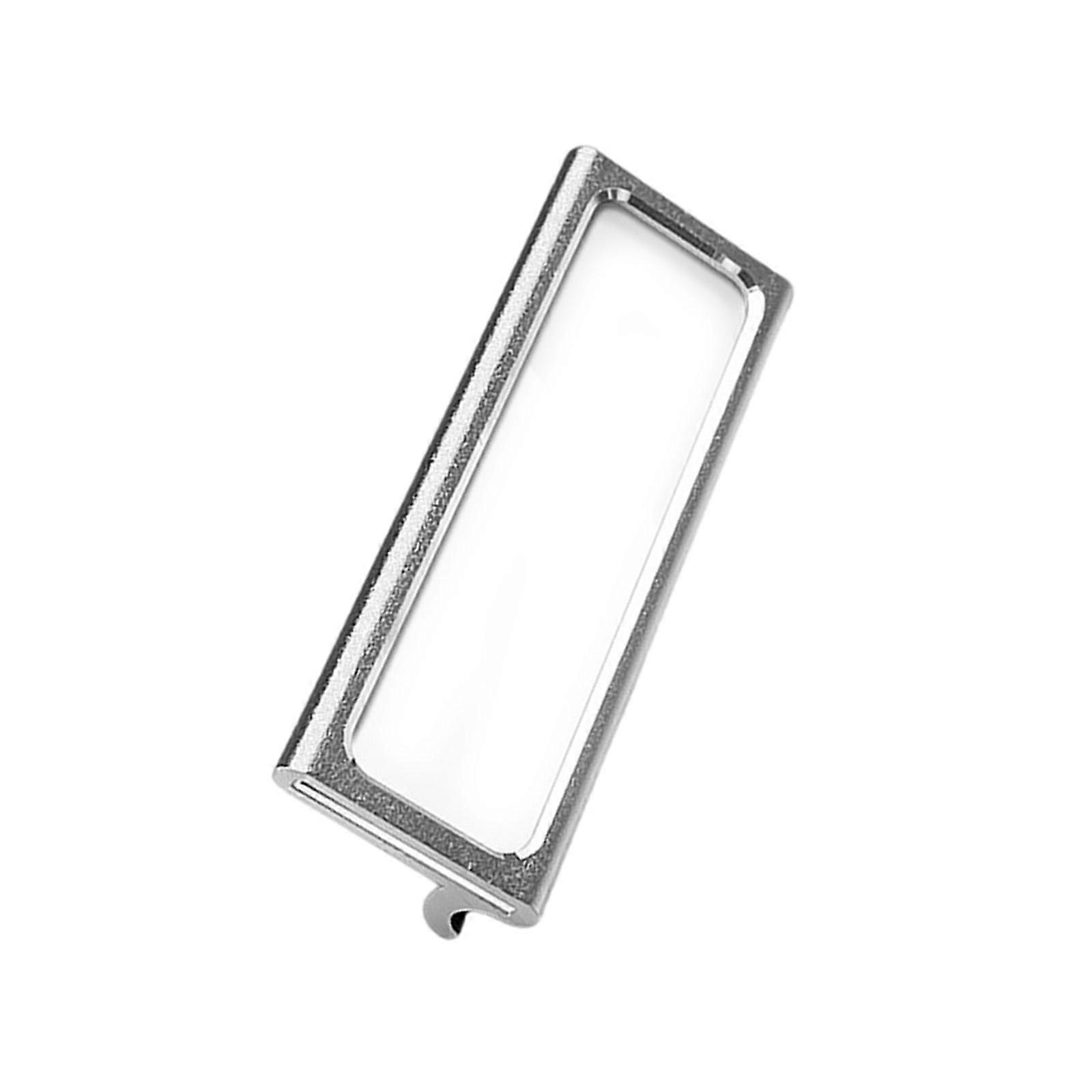 小売使用のための再利用可能なアルミニウム合金価格表示カードは、ケーキや宝石店のシルバーでプロフェッショナルなイメージを高めます