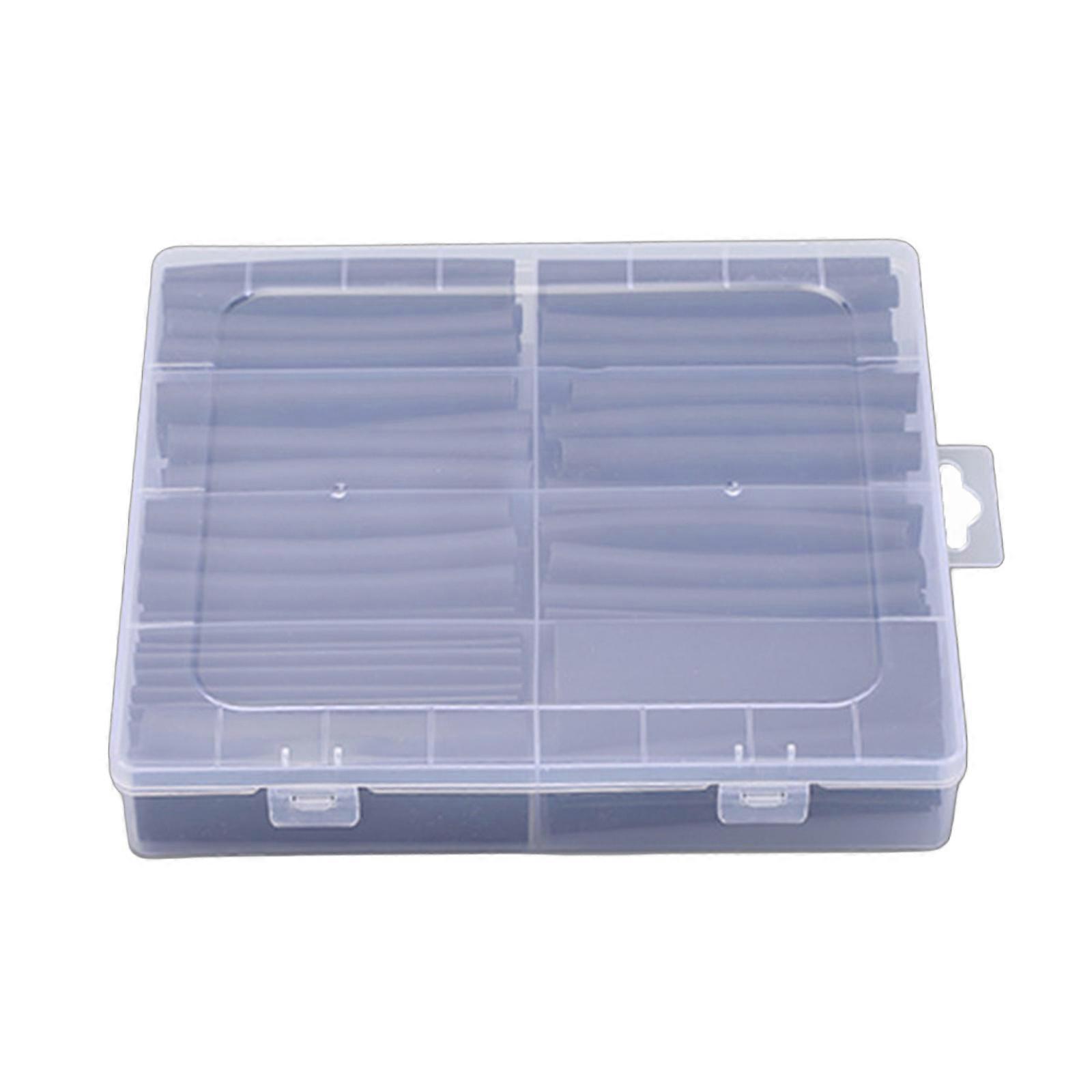 Practical 100pcs Heat Shrink Tube Collection 4:1 Shrinkage Electrical Repair Essential Heat Shrink Tubing set with Box Multicolor