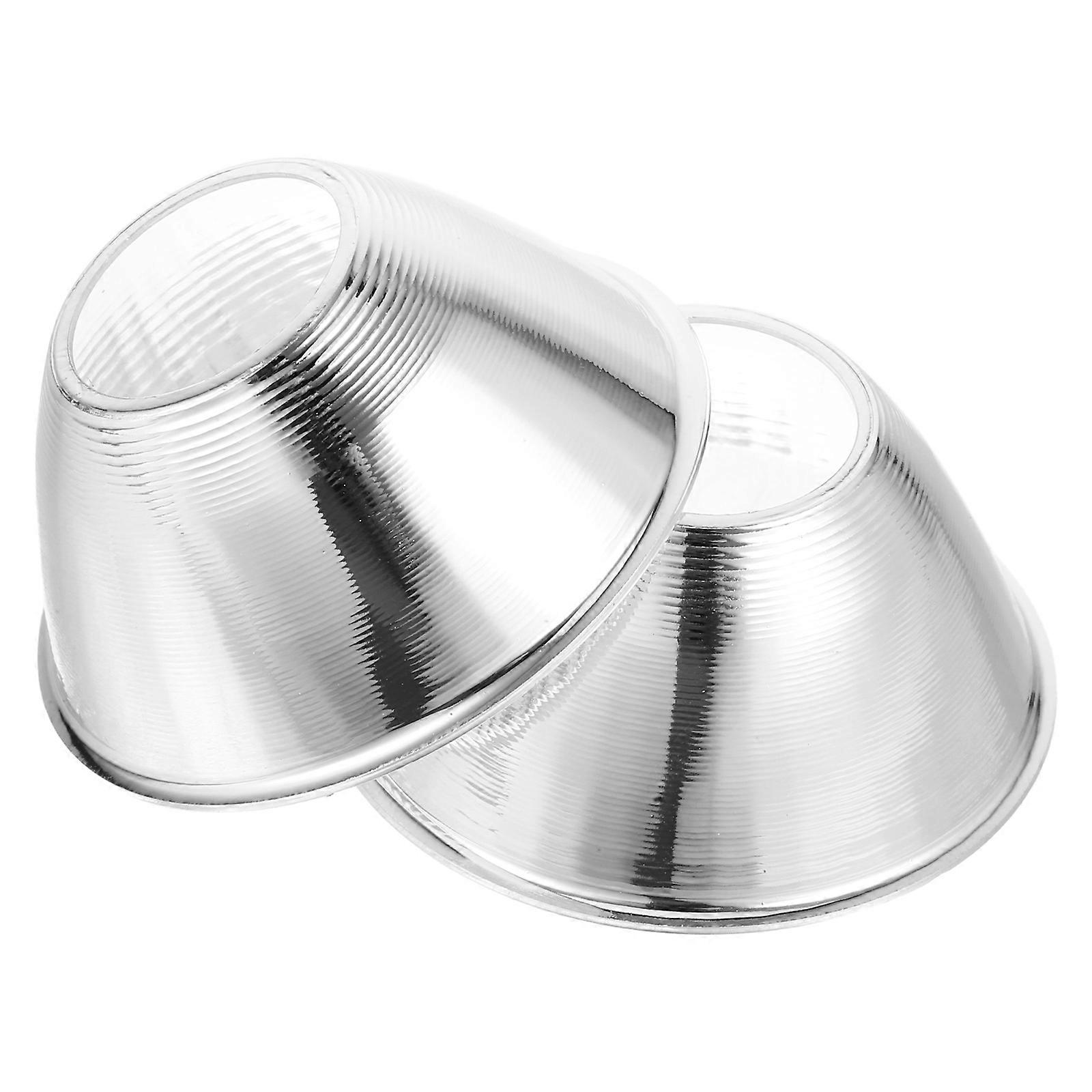 Flashlight Reflector Cup Accessory for Focused Beam 2Pcs Aluminum