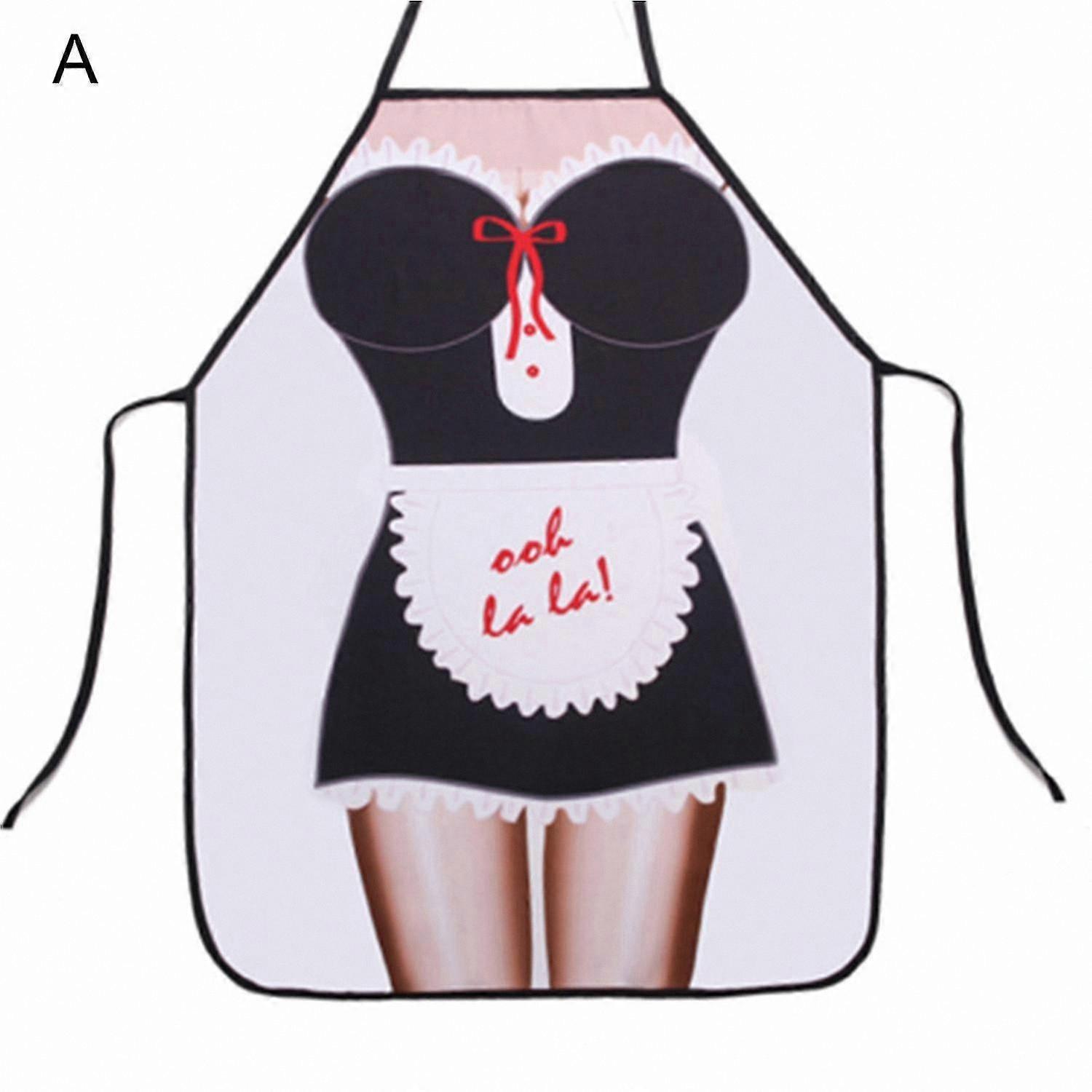 Humorous Digital Print Cooking Apron for Kitchen BBQ Use
