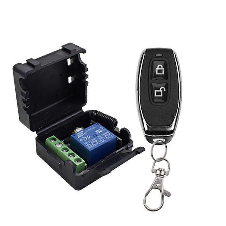 Wireless Remote Switch Relay Transmitter Receiver 433mhz Dc 12v 1ch Universal