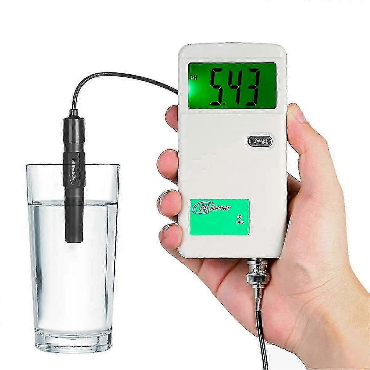 Digital PH Meter High Precision PH Tester Backlight Display Water Quality Tester for Laboratory Dri