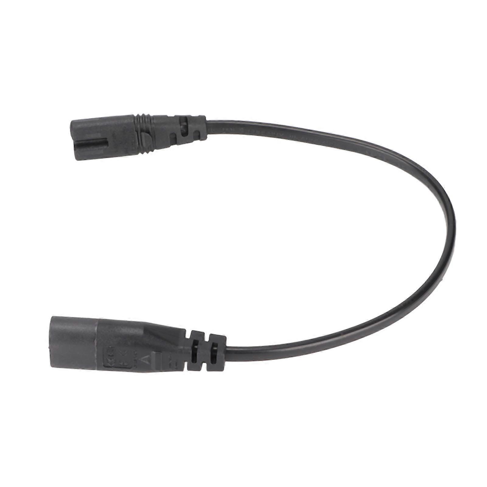 IEC320 C8 to IEC320 C7 Extension Cord Extension Power Adapter for Laptop Sound Boxes LCD Monitors Printers 0.3m/1.0ft