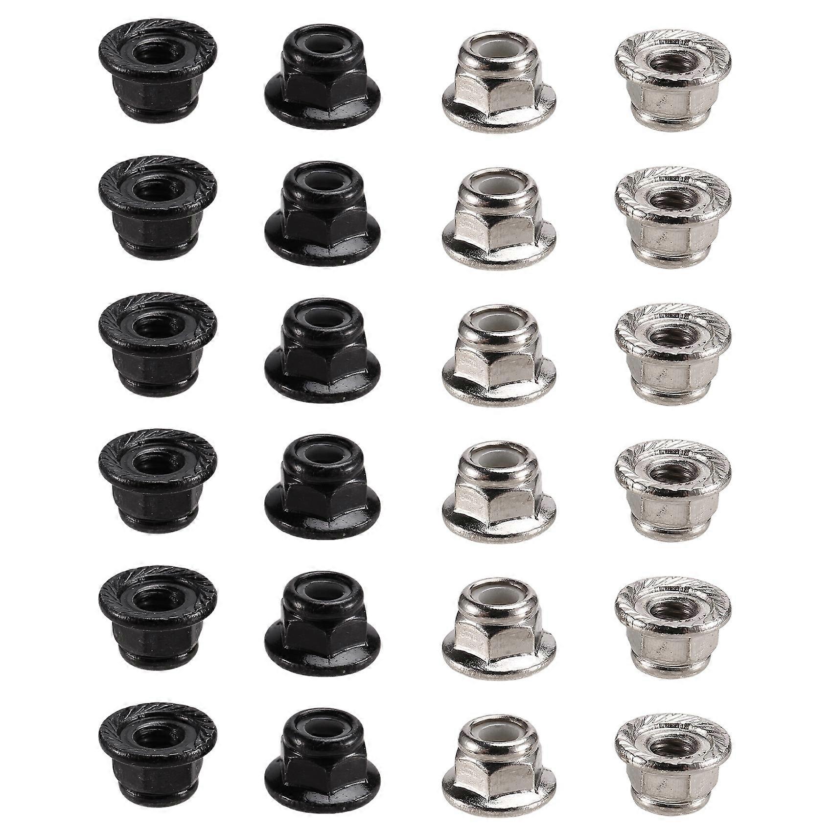 M4-Nuts Multicolor Nylon Lock Hexagon Nuts Screw Cap