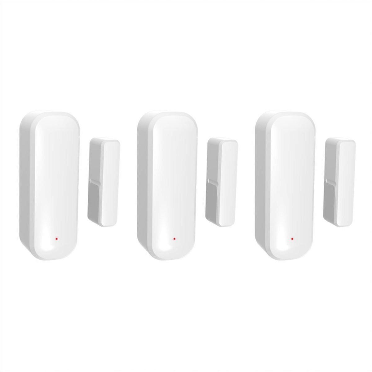 3X Tuya Zigbee Door Window Sensors Wireless Smart Life Magnetic Door Sensor APP Remote Control