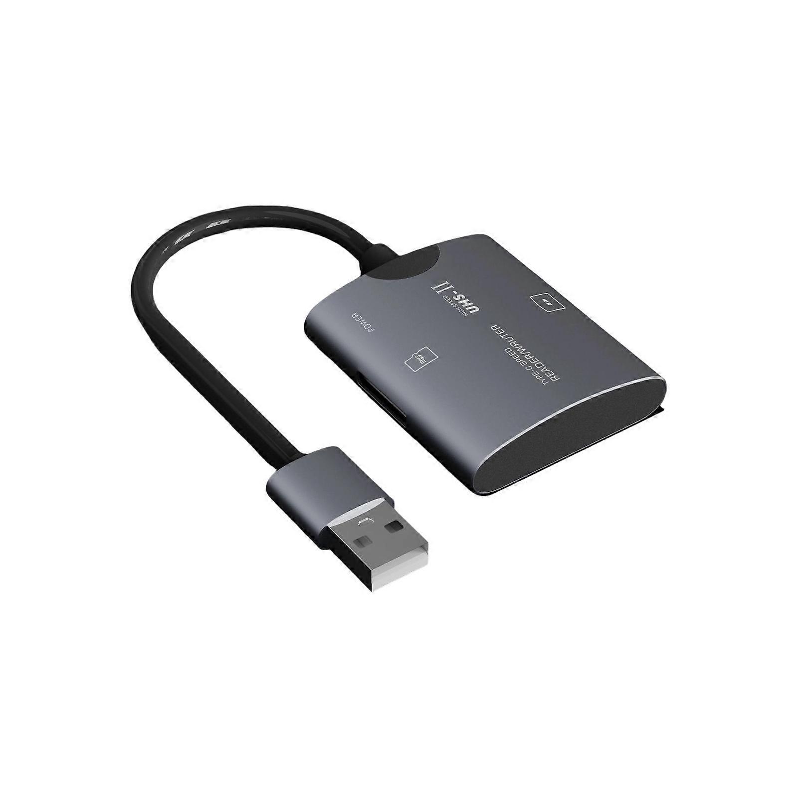 Universal USB Type C to TF XD Card Reader Fast Data Transfer Compatibility Smartphones Tablets PC Portable Multicolor