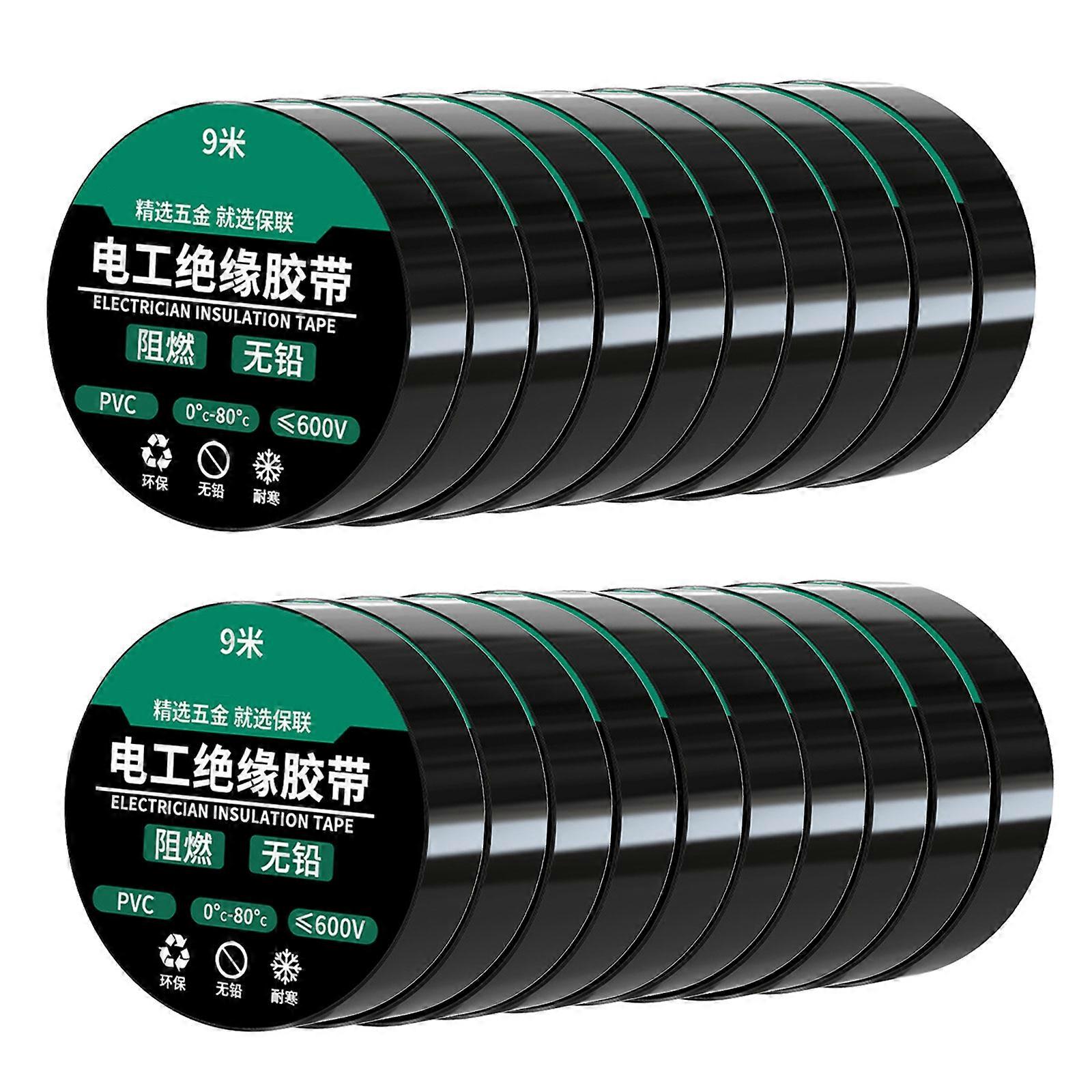 Safe PVC Electrical Tape Flame Retardant Tapes Great For Insulation Fixing And Crafting Purposes Secure Bundling  20