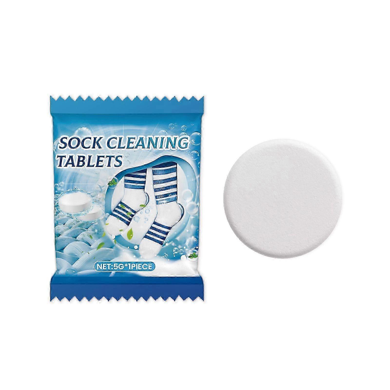 Sock Cleaning Tablet Clean Socks Yellow Stains Soft Clean Decontamination Multi-Functional Cleaning Tablet
