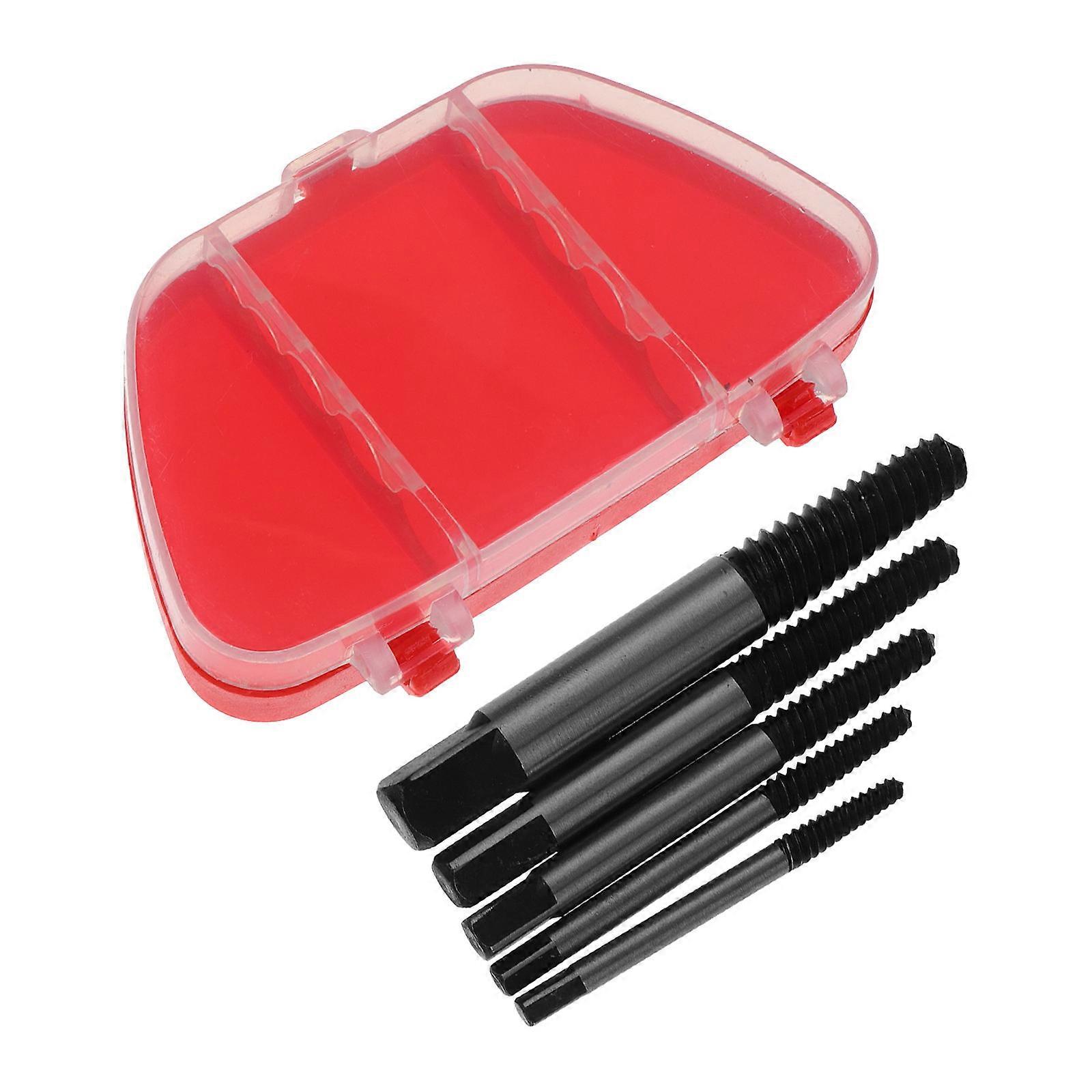 Screw Extractors Robust Bolt Extractor Set for Extracting Broken Screws 5Pcs