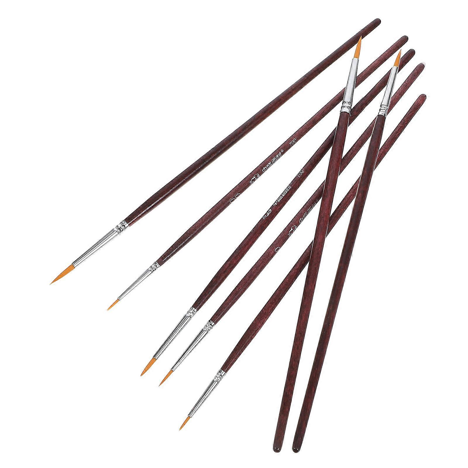 Micro Detailing Brushes 14 Pcs for Miniature Art in Creative Workshops Featuring Soft Nylon Bristles for Controlled Application