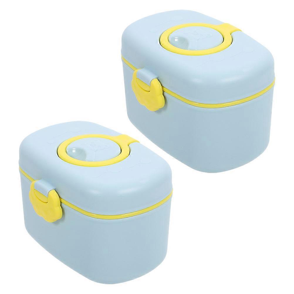 Milk Powder Dispenser 2Pcs Portable Formula Container for Home Use