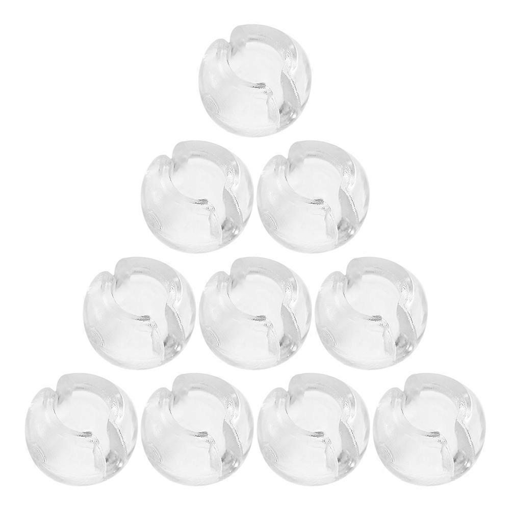 Vertical Shade Bead Chain Stop 20Pcs Clear Solution Suitable For Home Use Adjustable Length For Roller Shades