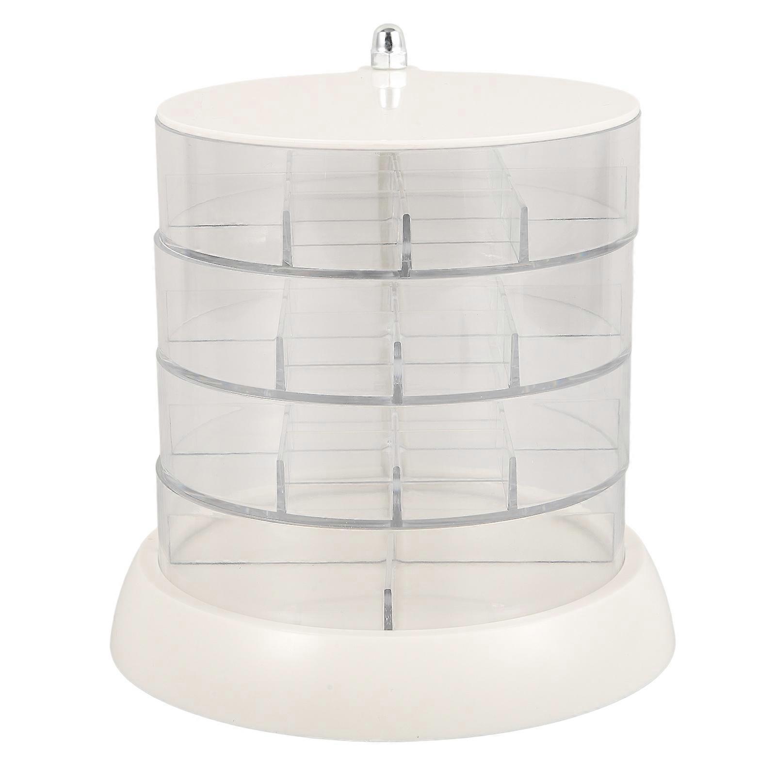 Rotating Jewelry Organizer Multi-Layer Box for Jewelry Storage 4-Layer