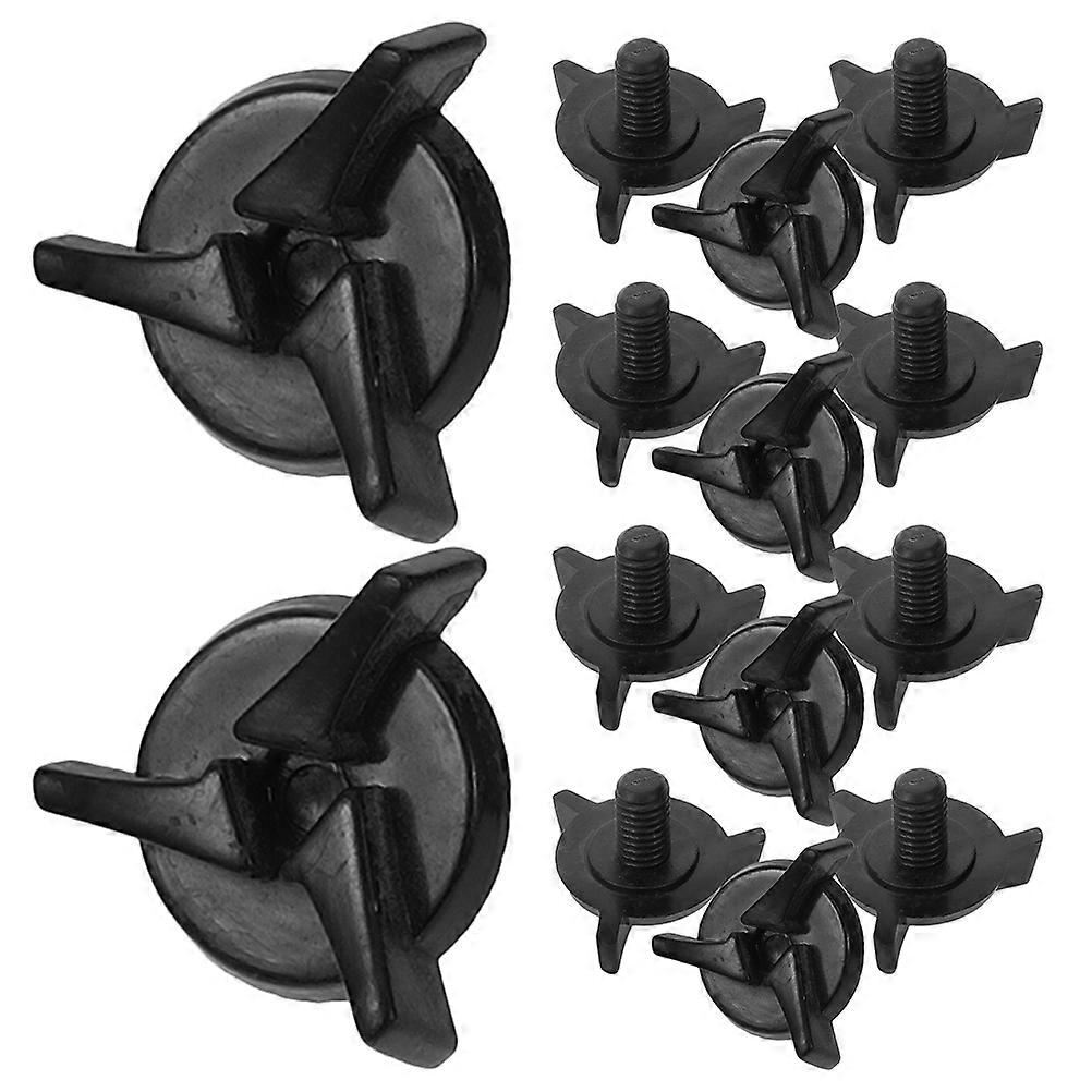 Motorcycle Visor Screw Plastic Replacement Set for 15Pcs Screws