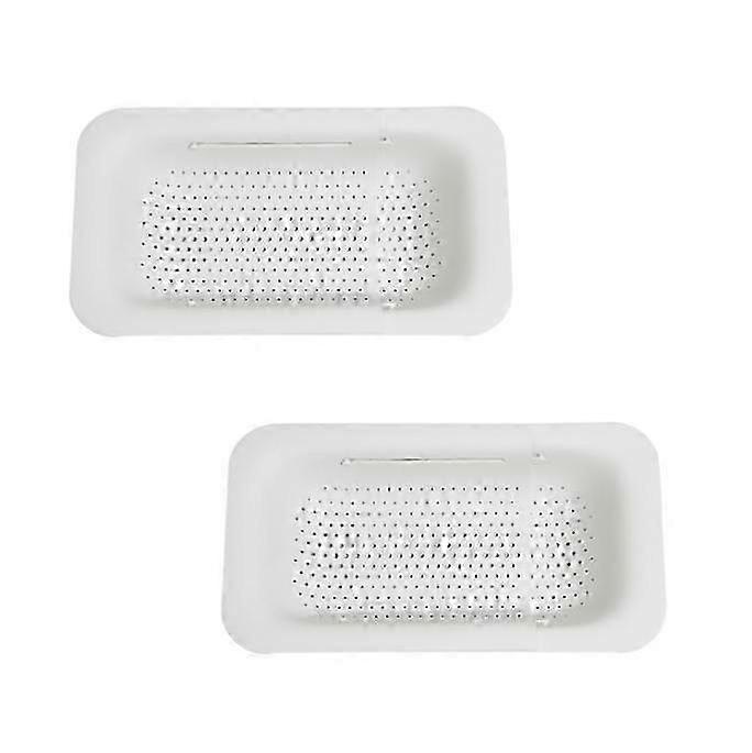 Vegetable And Fruit Draining Baskets (white 2pcs)