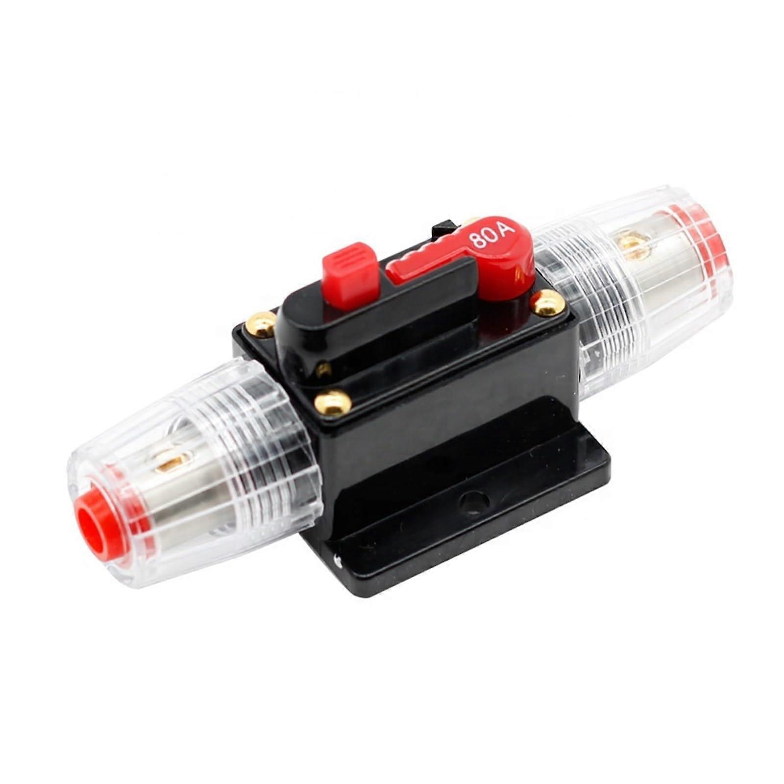 150A Automatic Reset Car Audio Circuit Breaker with 12V Truck Stereo Fuse Holder for Marine and Automotive Use