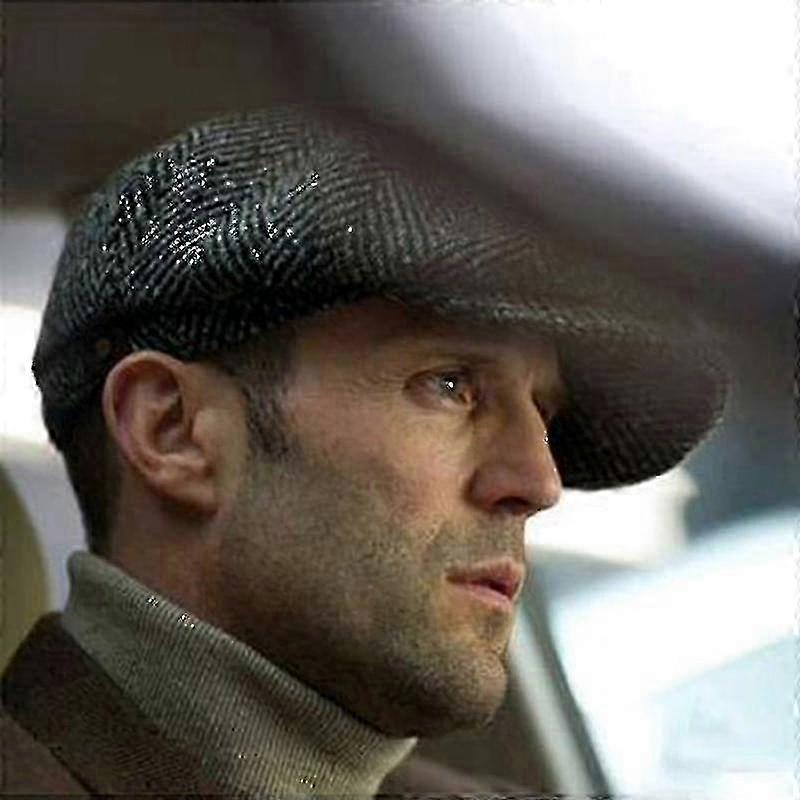 Wool Golf Beret Hat for Driving, Winter Warm Unisex Flat Cap