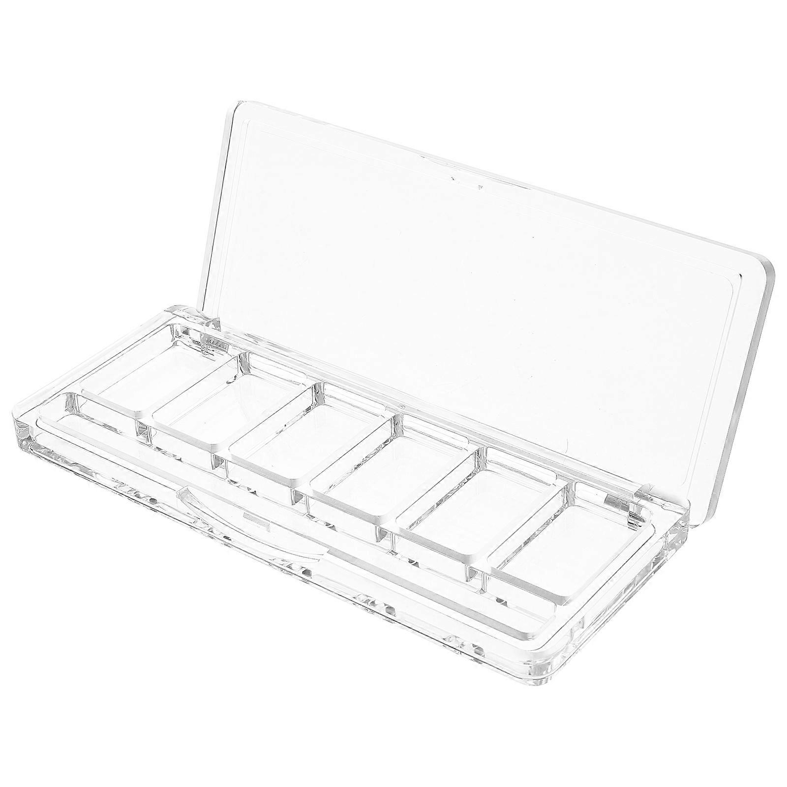 Plastic Clear Makeup Palette for Eyeshadow and Blush