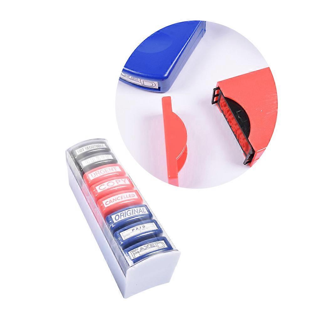 Learning Objective Teacher Stamp 8Pcs Creative Design Plastic Stamper for School Home